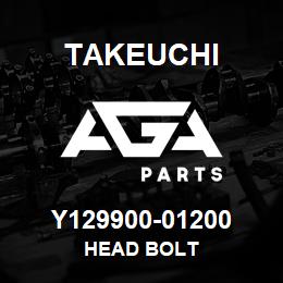 Y129900-01200 Takeuchi HEAD BOLT | AGA Parts