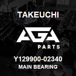 Y129900-02340 Takeuchi MAIN BEARING | AGA Parts