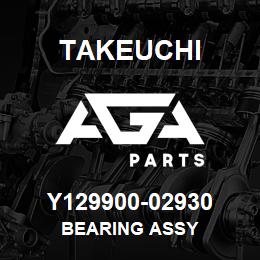 Y129900-02930 Takeuchi BEARING ASSY | AGA Parts