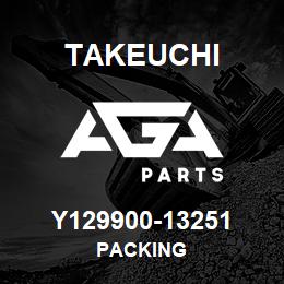 Y129900-13251 Takeuchi PACKING | AGA Parts