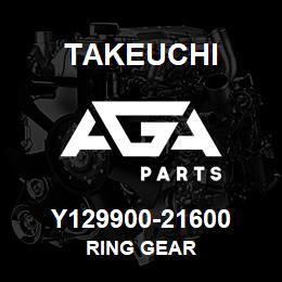 Y129900-21600 Takeuchi RING GEAR | AGA Parts