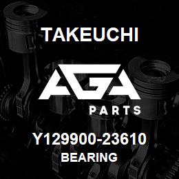 Y129900-23610 Takeuchi BEARING | AGA Parts