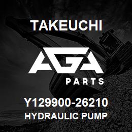 Y129900-26210 Takeuchi HYDRAULIC PUMP | AGA Parts