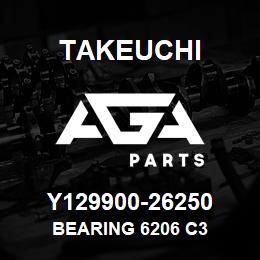 Y129900-26250 Takeuchi BEARING 6206 C3 | AGA Parts