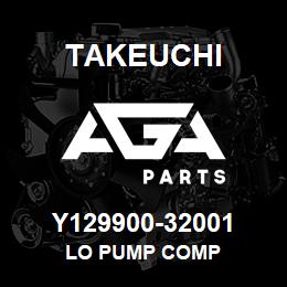 Y129900-32001 Takeuchi LO PUMP COMP | AGA Parts