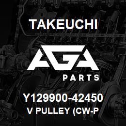 Y129900-42450 Takeuchi V PULLEY (CW-P | AGA Parts