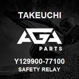 Y129900-77100 Takeuchi SAFETY RELAY | AGA Parts