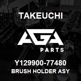 Y129900-77480 Takeuchi BRUSH HOLDER ASY | AGA Parts