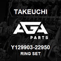 Y129903-22950 Takeuchi RING SET | AGA Parts