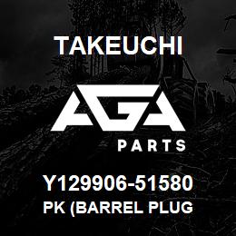 Y129906-51580 Takeuchi PK (BARREL PLUG | AGA Parts