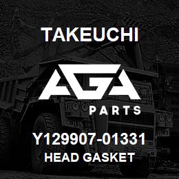 Y129907-01331 Takeuchi HEAD GASKET | AGA Parts