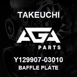 Y129907-03010 Takeuchi BAFFLE PLATE | AGA Parts