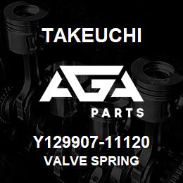 Y129907-11120 Takeuchi VALVE SPRING | AGA Parts