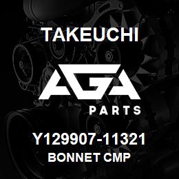 Y129907-11321 Takeuchi BONNET CMP | AGA Parts