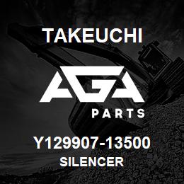 Y129907-13500 Takeuchi SILENCER | AGA Parts