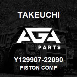 Y129907-22090 Takeuchi PISTON COMP | AGA Parts