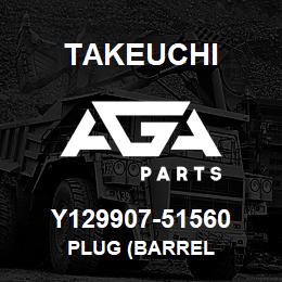 Y129907-51560 Takeuchi PLUG (BARREL | AGA Parts