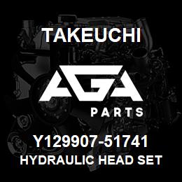 Y129907-51741 Takeuchi HYDRAULIC HEAD SET | AGA Parts