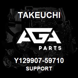 Y129907-59710 Takeuchi SUPPORT | AGA Parts