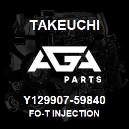 Y129907-59840 Takeuchi FO-T INJECTION | AGA Parts