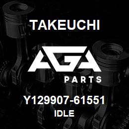 Y129907-61551 Takeuchi IDLE | AGA Parts