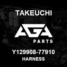 Y129908-77910 Takeuchi HARNESS | AGA Parts