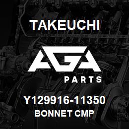 Y129916-11350 Takeuchi BONNET CMP | AGA Parts