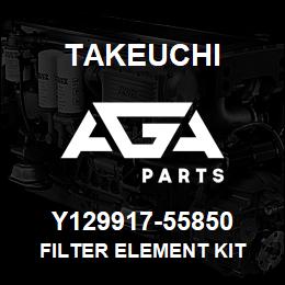 Y129917-55850 Takeuchi FILTER ELEMENT KIT | AGA Parts