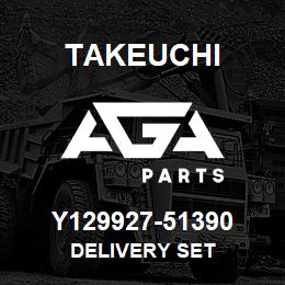 Y129927-51390 Takeuchi DELIVERY SET | AGA Parts