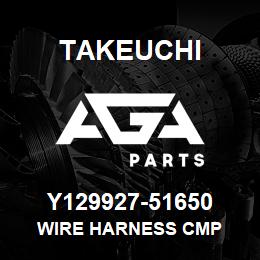 Y129927-51650 Takeuchi WIRE HARNESS CMP | AGA Parts