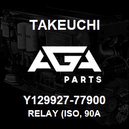 Y129927-77900 Takeuchi RELAY (ISO, 90A | AGA Parts