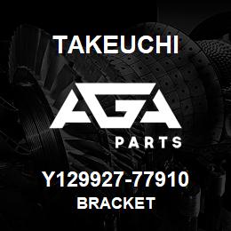 Y129927-77910 Takeuchi BRACKET | AGA Parts