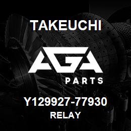 Y129927-77930 Takeuchi RELAY | AGA Parts