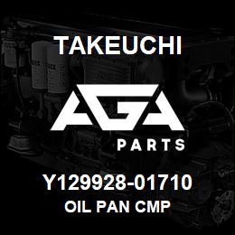 Y129928-01710 Takeuchi OIL PAN CMP | AGA Parts