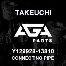 Y129928-13810 Takeuchi CONNECTING PIPE | AGA Parts