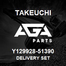 Y129928-51390 Takeuchi DELIVERY SET | AGA Parts