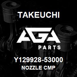 Y129928-53000 Takeuchi NOZZLE CMP | AGA Parts