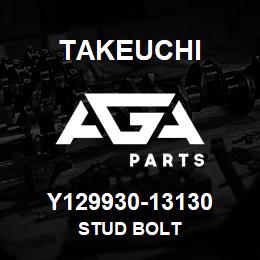 Y129930-13130 Takeuchi STUD BOLT | AGA Parts