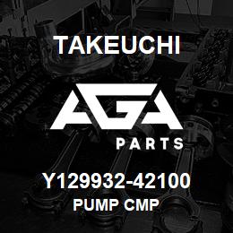 Y129932-42100 Takeuchi PUMP CMP | AGA Parts