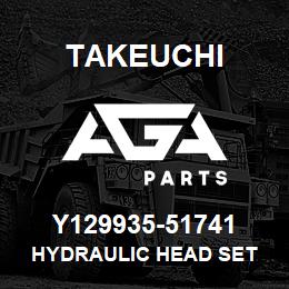 Y129935-51741 Takeuchi HYDRAULIC HEAD SET | AGA Parts