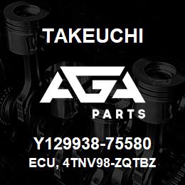 Y129938-75580 Takeuchi ECU, 4TNV98-ZQTBZ | AGA Parts