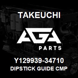 Y129939-34710 Takeuchi DIPSTICK GUIDE CMP | AGA Parts