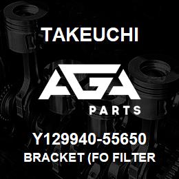 Y129940-55650 Takeuchi BRACKET (FO FILTER | AGA Parts