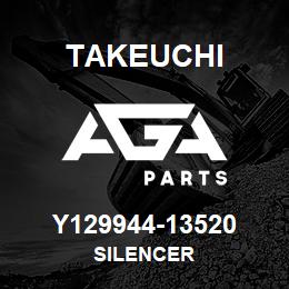 Y129944-13520 Takeuchi SILENCER | AGA Parts