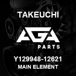 Y129948-12621 Takeuchi MAIN ELEMENT | AGA Parts