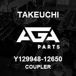 Y129948-12650 Takeuchi COUPLER | AGA Parts