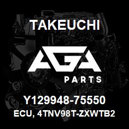 Y129948-75550 Takeuchi ECU, 4TNV98T-ZXWTB2 | AGA Parts