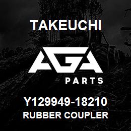 Y129949-18210 Takeuchi RUBBER COUPLER | AGA Parts