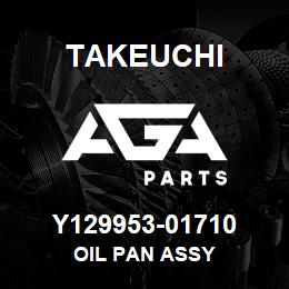 Y129953-01710 Takeuchi OIL PAN ASSY | AGA Parts