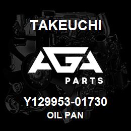 Y129953-01730 Takeuchi OIL PAN | AGA Parts